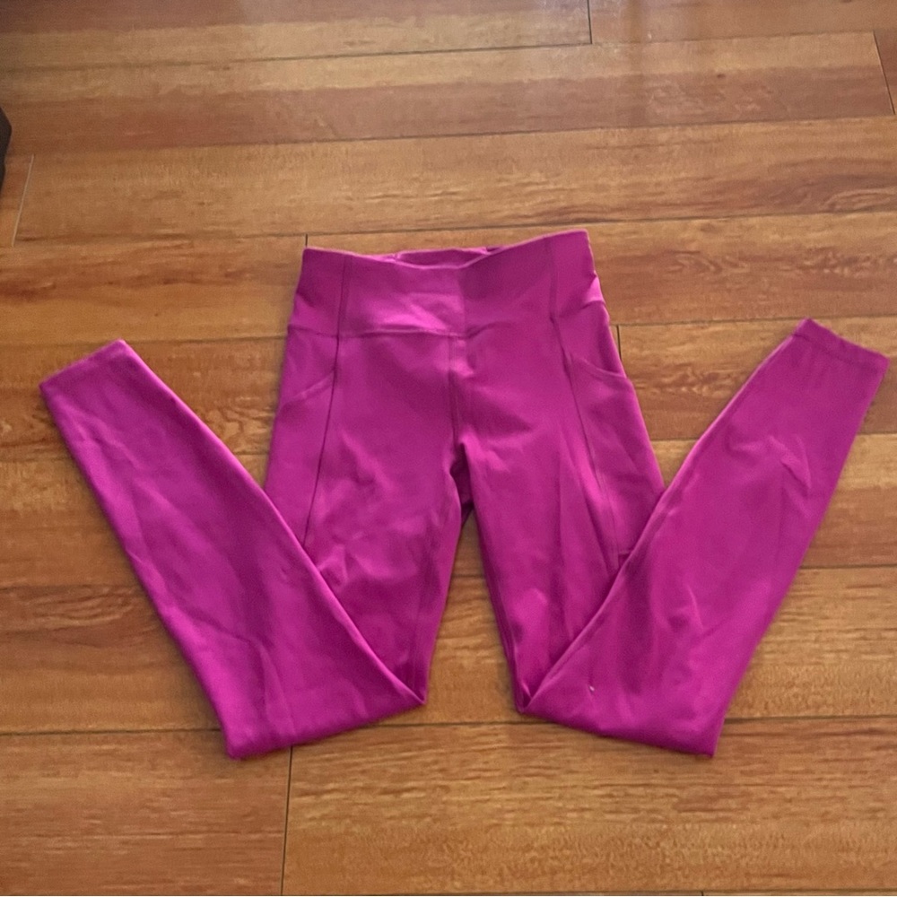 Lululemon Invigorate High Rise Tights 27” Ripened Raspberry - Picture 6 of 9